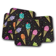 4 Set - Ice Cream Cones