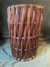 Wicker basket umbrella stand W120