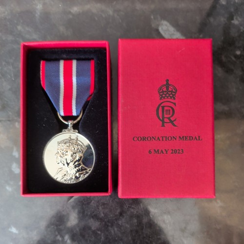 King charles coronation medal - king,