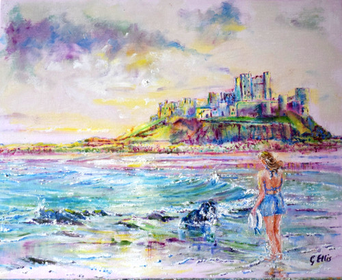 Original landscape oil - original,