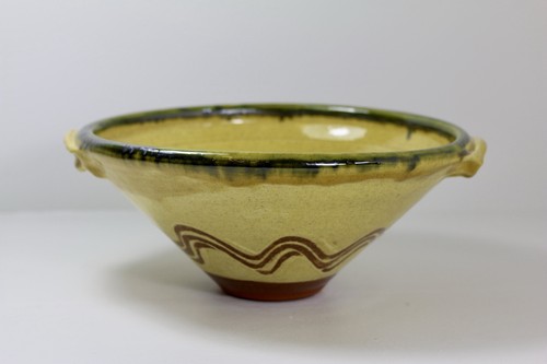 New large slipware serving - slipware,
