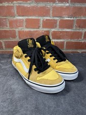 Vintage Y2k Yellow Vans TNT II Mid Skateboarding Shoes Anti Hero Collab Mens 9.5