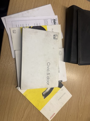 Honda civic book - pack, owners
