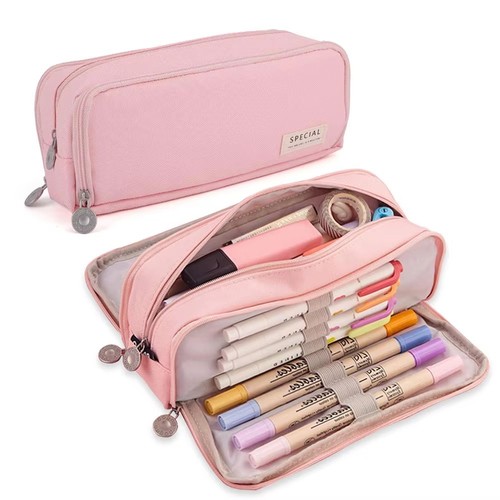 Compartment pen bag school - compartment,