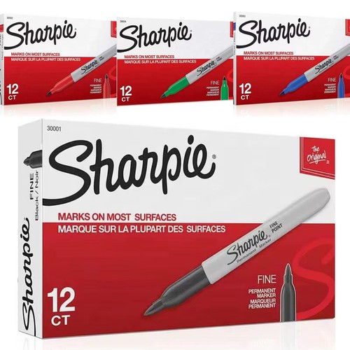 Black sharpie pens permanent - sharpie,