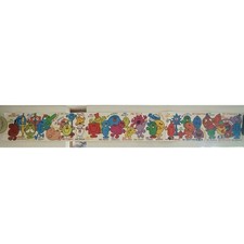RARE Vintage 1976 Mr Men Wall Frieze By Roger Hargreaves - 18 X 148cm