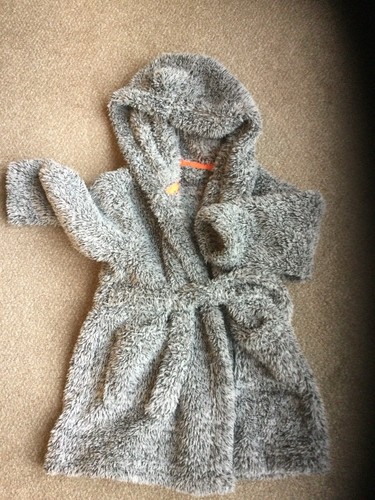 Kids grey fleece dressing - kids,