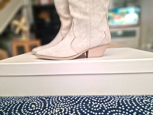 Ola voga women beige suede - voga,
