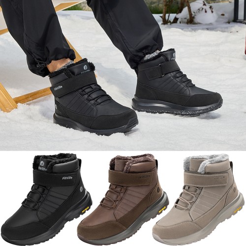 Fitville men winter boots - winter, wide