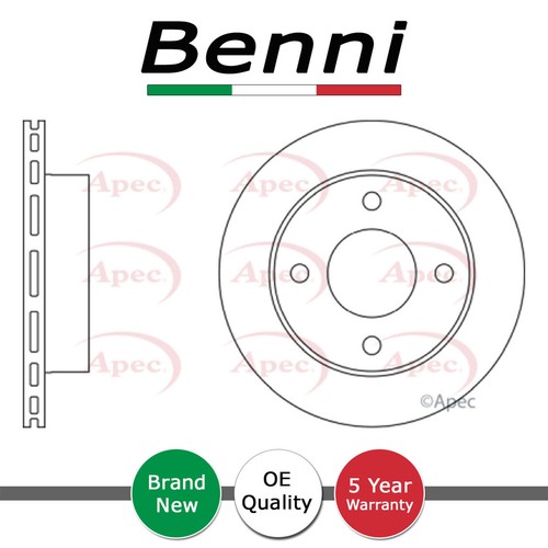 Brake disc front benni - disc,