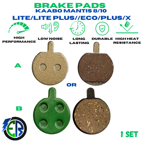 Kaabo mantis brake pads for - mantis, 8