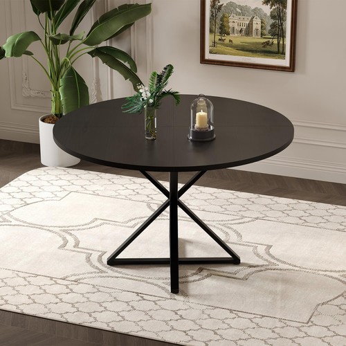 Dining table round - table, large
