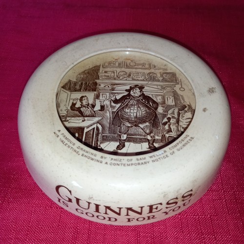 Rare guinness ashtray by - rare, 'guinness'
