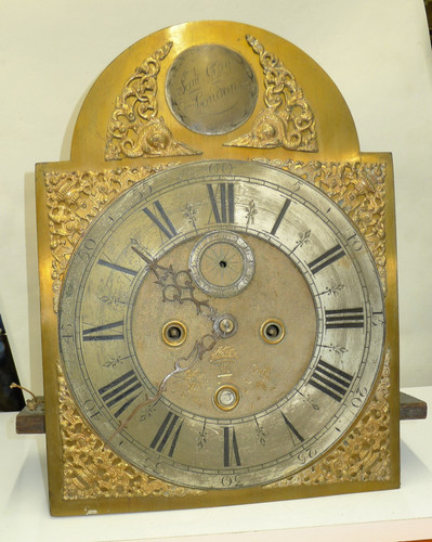 Antique arched brass - 12", dial