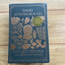 Signed David Attenborough The Life Trilogy Boxset Centenary Edition New & Sealed