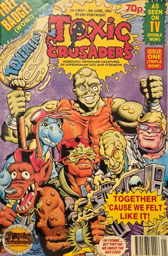 Rare toxic crusaders comic - crusaders,