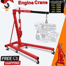 Heavy Duty Red Folding Engine