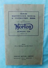 NORTON MOTORCYCLE INSTRUCTION