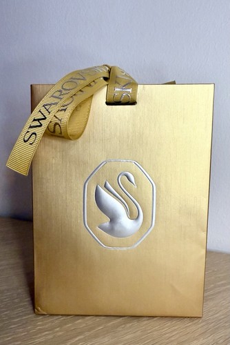 Swarovski gold gift bag x - swarovski,