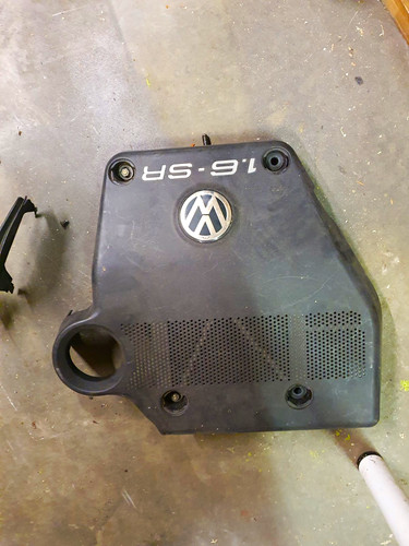 Engine cover removed - vw,