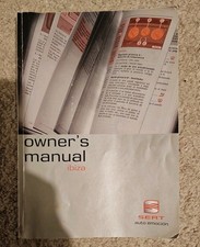 SEAT IBIZA OWNERS HANDBOOK