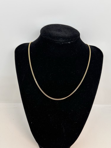 9ct gold curb - chain, 6.8g