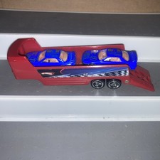 Hot Wheels car Trailer  with 2 chinese Nissan skyline models used playworn 