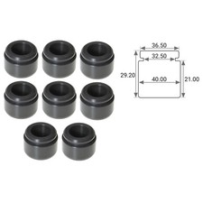 FRONT BRAKE CALIPER PISTONS FIT: RENAULT MEGANE SPORT 225 R26 F1 R26R BCP4035AX8