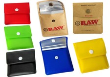 RAW Pocket Ashtray Cigarette Butt Holder Reuable Portable Mini Ash pouch 