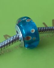 CHAMILIA Aqua Reef charm bead 925 silver Murano