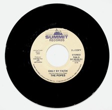 The Popes Only By Faith 45 Gospel Summit DJ Promo Eldridge Fox Collins
