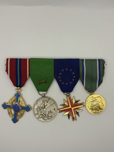 Medals and ribbon ww1 allied - medals,