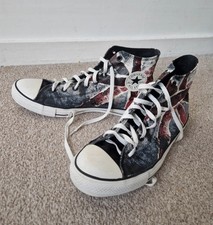 Chuck Taylor All Star  Converse CT HI Black/Chili Unisex Sneakers UK 11.5