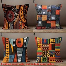 4pcs Vibrant Geometric African