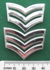 Pair of Sergeants Rank Chevrons ( a )