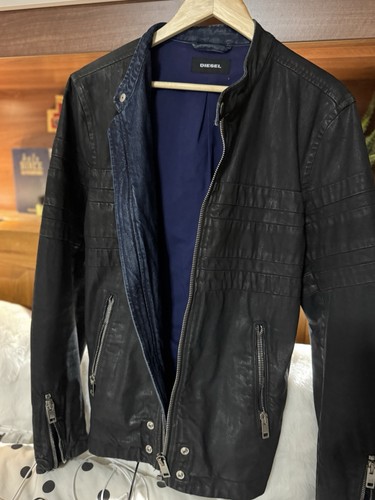 Diesel men black - black, leather