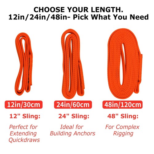 9km nylon climbing sling - nylon,