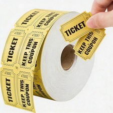 1 Roll of 1000 Gold Metallic
