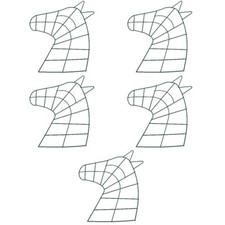 5 PCS Decorate Wreath Forms