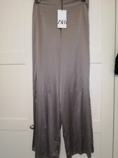 BNWT Zara Stretch Satin Gold