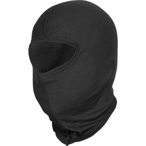 Black silk balaclava - silk,