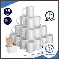 36 Sublimation Mugs 11oz White