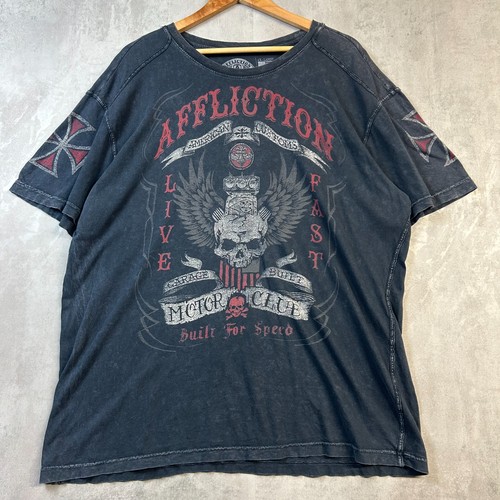 Affliction shirt mens 2xl - shirt,