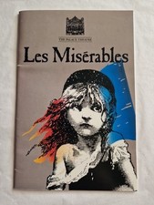 Les Miserables 1988 Programme