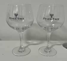 2 x Fever Tree Gin Glasses By