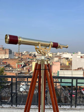 Antique Style Brass Telescope