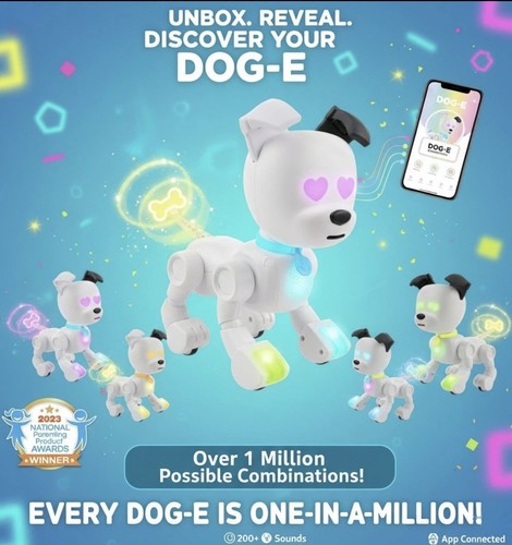 Dog interactive robot - dog-e,