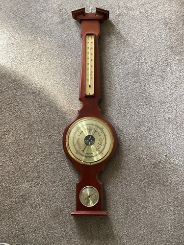 Vintage barometer thermometer - vintage,