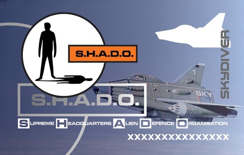 Ufo shado pictorial badge - ufo, id