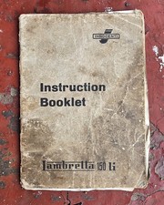 Genuine Innocenti Lambretta Li150 Instruction Booklet Manual Handbook